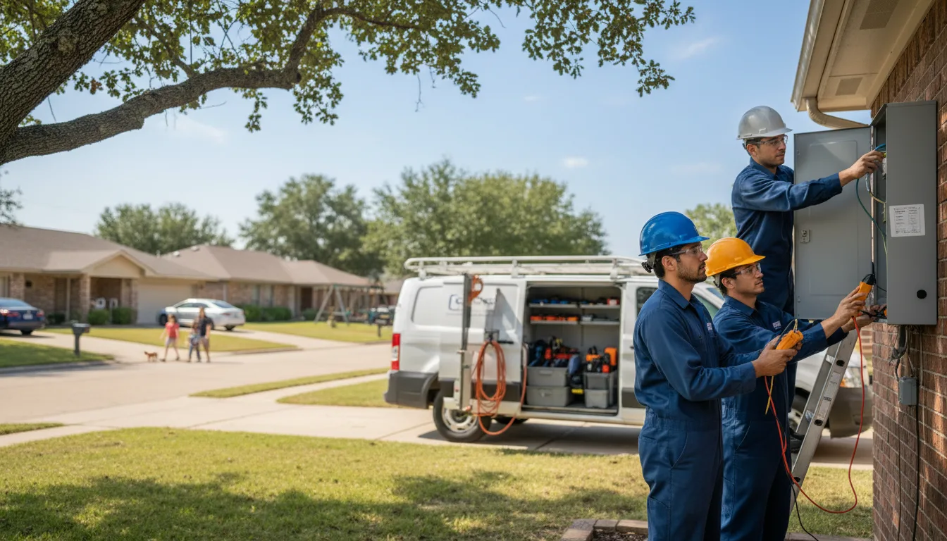 Certified electrician providing emergency electrical services in Houston, MO